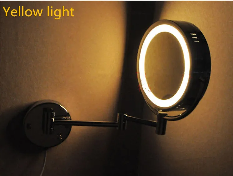 Зеркало красоты с 10 кратным увеличением для ванной комнаты двухстороннее