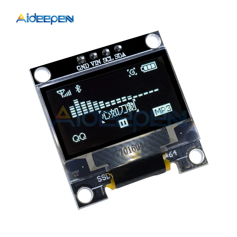 0,96 дюймовый IIC igc серийный OLED дисплей модуль 128X64 igc SSD1306 ультра низкая мощность плата с ЖК-экраном GND VCC SCL SDA для Arduino DIY