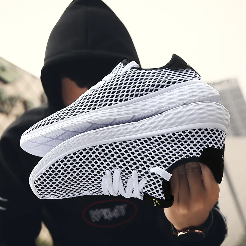 New Men Sneakers Casual Mens Shoes Trainers Air Mesh Male Sport Breathable Flats Women / Big Sizes Shoe Snikers Autumn | Обувь