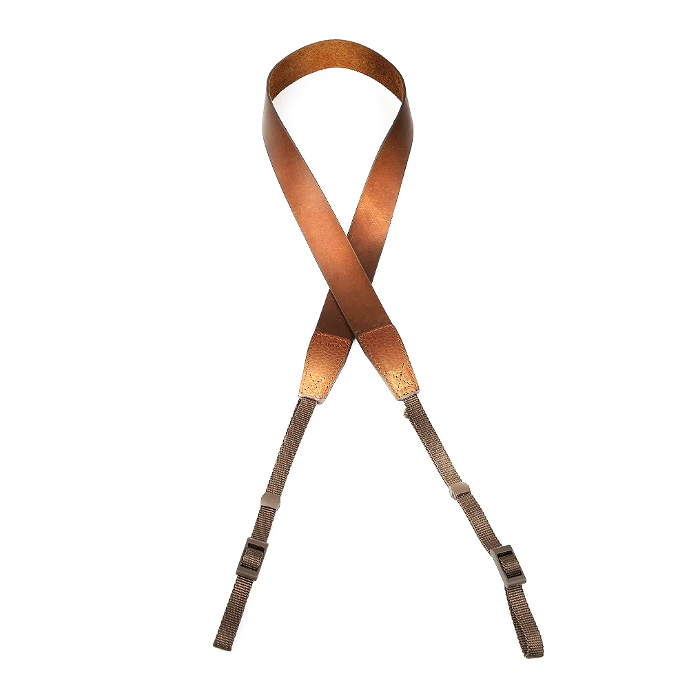 CANPIS коричневый Регулируемый ремень из натуральной мягкой кожи для камеры Canon Nikon