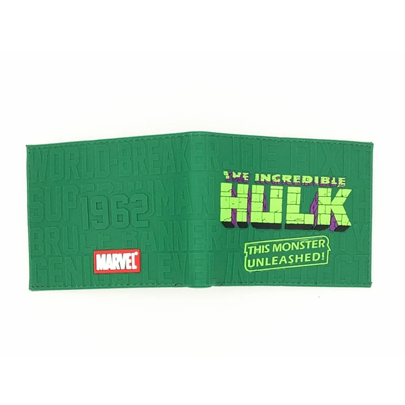 Комиксы DC Marvel Мстители мультфильм кошелек милый Супермен железный человек Бэтмен 3D кошелек логотип кредитный держатель для карт мужской кошелек - Цвет: Q18