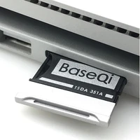 baseqi aluminum microsd adapter 351a micro sdtf ninjadrive card reader for laptop microsoft surface book 2 15