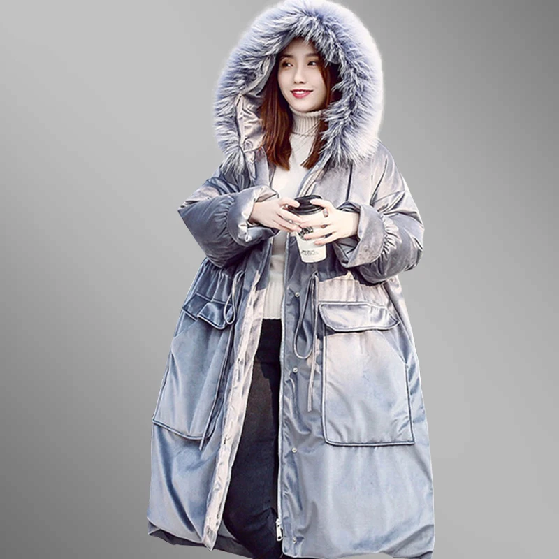 Mujer invierno коллекция 2018 года зимняя стеганая куртка для женщин Большие размеры