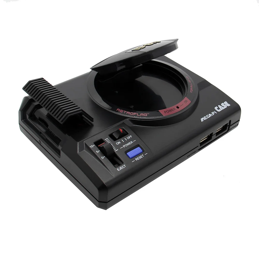 Retroflag MEGAPi чехол SEGA MEGA MD стиль Retropie игровая консоль для Raspberry Pi 3 Model B+(plus)/3B, чехол с вентилятором комплект радиаторов