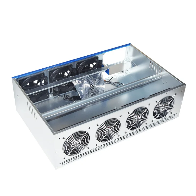 B250 BTC mining rig чехол USB miner sever rack корпус крипто монета алюминиевая рамка Mmcoin ETH и т. д. XMR gtx1080 1080ti RX480 RX570