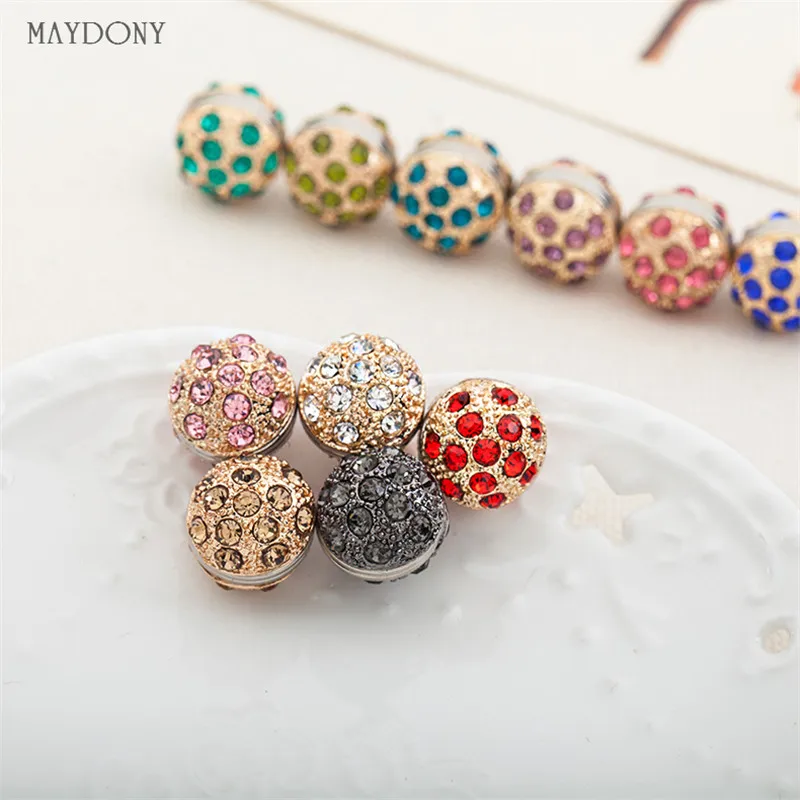 

XT66 ball magnet brooches Thicken Beautiful brooches for women Shiny hijab accessories broches