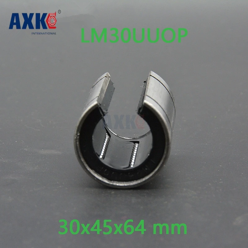 Axk 2 шт. Lm30uuop 30 мм линейные подшипники открытого типа Lm30op Бесплатная доставка 30x45x64