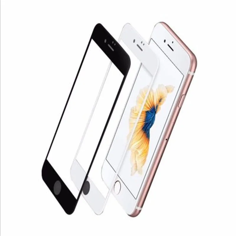 Защитное стекло 3D закаленное для iPhone 7 8 6 6S Plus X 10|Защитные стёкла и плёнки