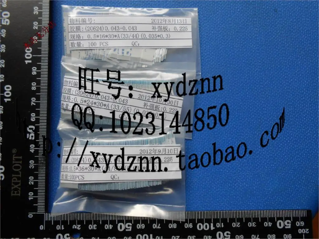 

FFC 0,5 Шаг 36pin 30 мм Длинный тип A Гибкий плоский кабель для TTL LCD DVD компьютера принтера AWM 80C 60V VW-1V
