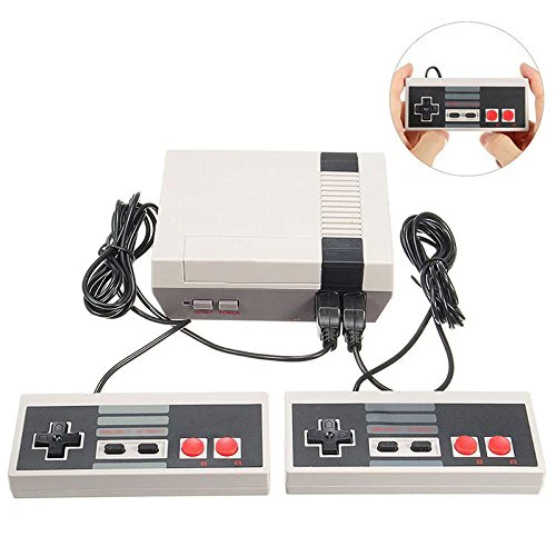 DHL 60pcs Mini Retro Classic Video Game Console Built-in 620 Games 8 Bit PAL&ampNTSC Family TV handheld game player Double Gamepads |