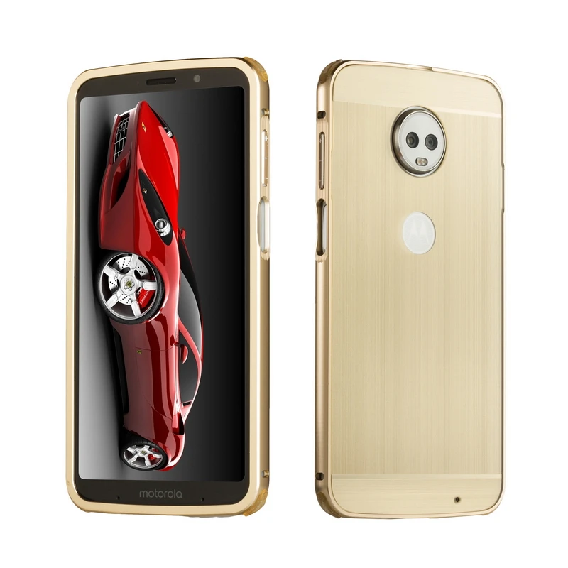 Для Motorola MOTO Z2 играть металлический корпус Алюминий рамка+ со щеткой ударопрочный Жесткий Телефон Обложка на мото Z3 Play чехол