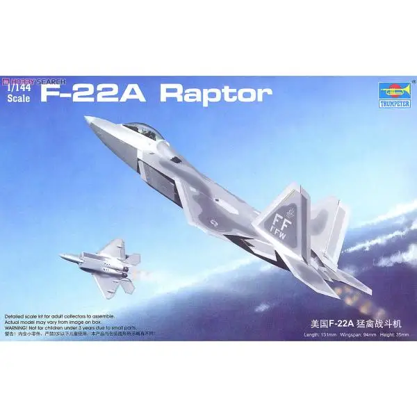 1:144 Американский F 22 истребитель пластиковый сборный самолет США модель