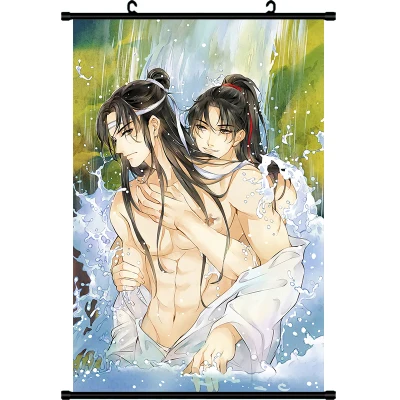 8 Grandmaster of Demonic Cultivation Wei Wuxian Lan Wangji обои плакат настенный свиток висячая живопись Косплей украшение подарок - Цвет: 8