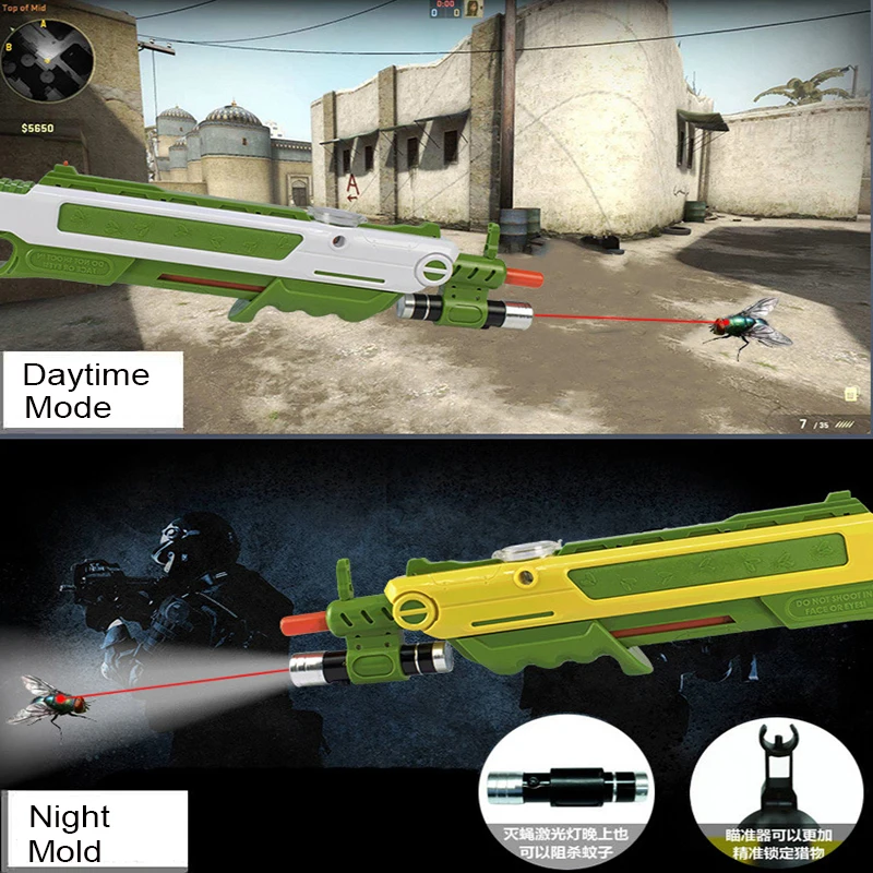 Творческий ошибка соль пистолет и перец пули Blaster страйкбола для ошибки удар