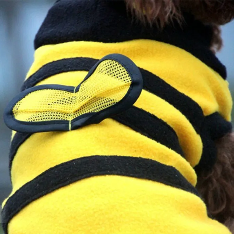 Теплый свитер для домашних любимцев собак кошек пальто щенков пчелы ОСА стильная