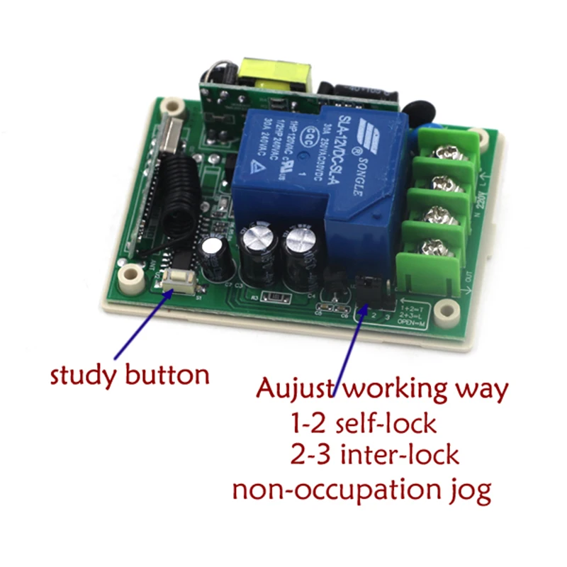 Wireless wall power remote switch 250V 1ch rf Switch System Receiver &amp 3pcs 1 Keys Remote controller 315mhz/433mhz 4151 | Обустройство