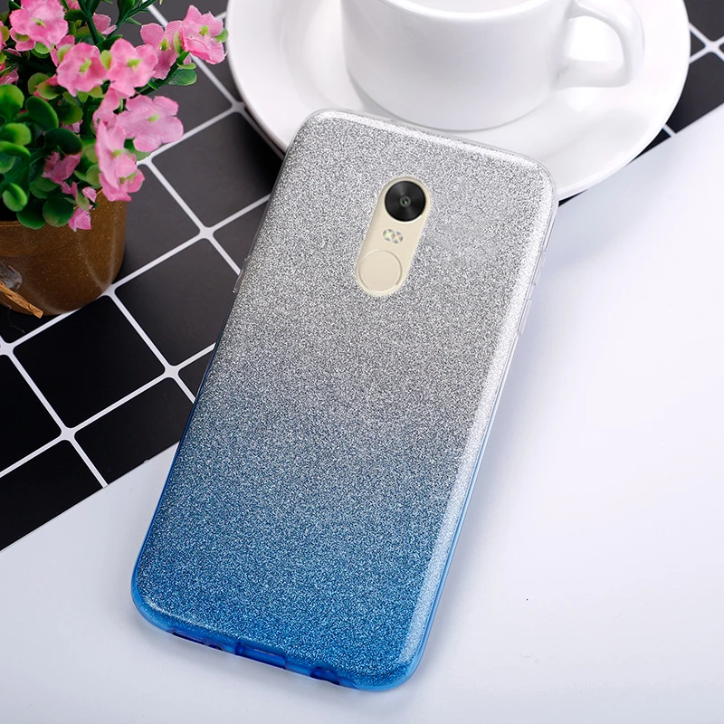 Чехол для Xiaomi Redmi Note 4 4A 4X 3 Блестящий Мягкий силиконовый чехол из ТПУ Funda 5A Pro redmi