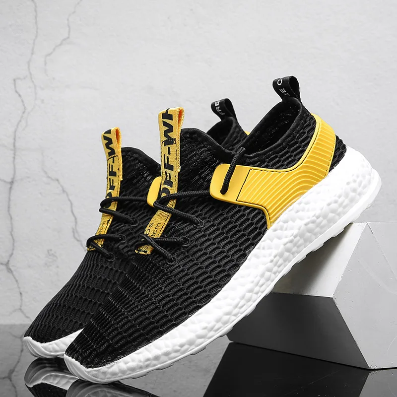 Мужская обувь 2018 г. Кроссовки Мужские дышащие Осенние Летние сетчатые низкие
