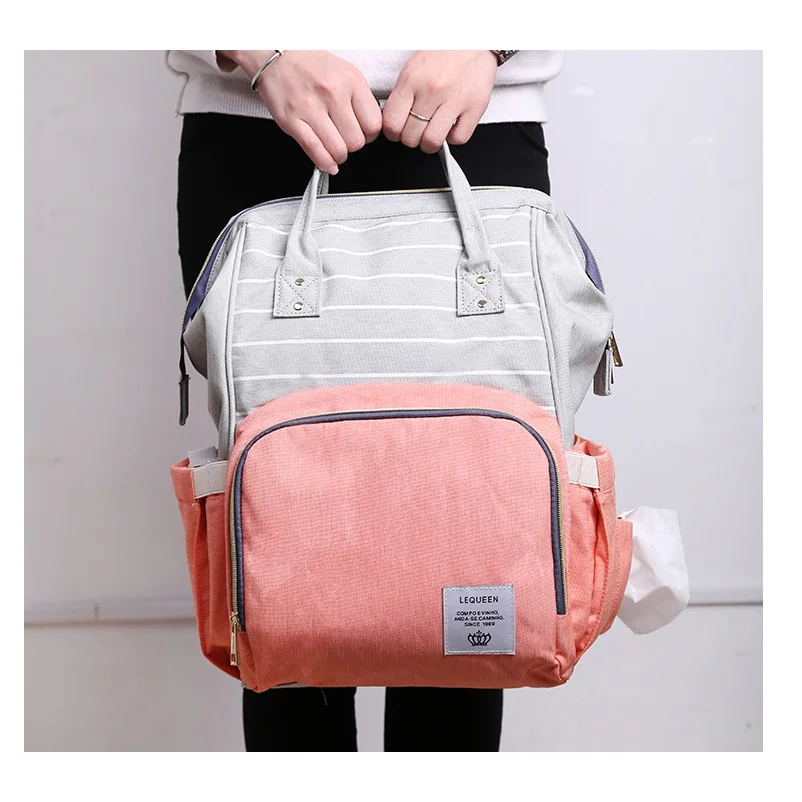 Детская пеленка сумка Мода мумия Материнство подгузник большая емкость Bolsas