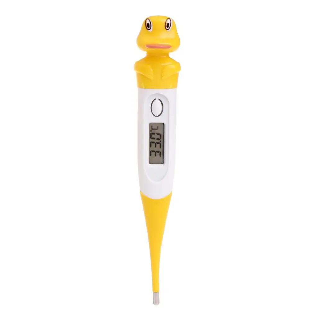 Duck Мультяшный Домашний Электронный цифровой ЖК-термометр для температуры медицинский термометр для температуры тела ребенка - Цвет: Duck