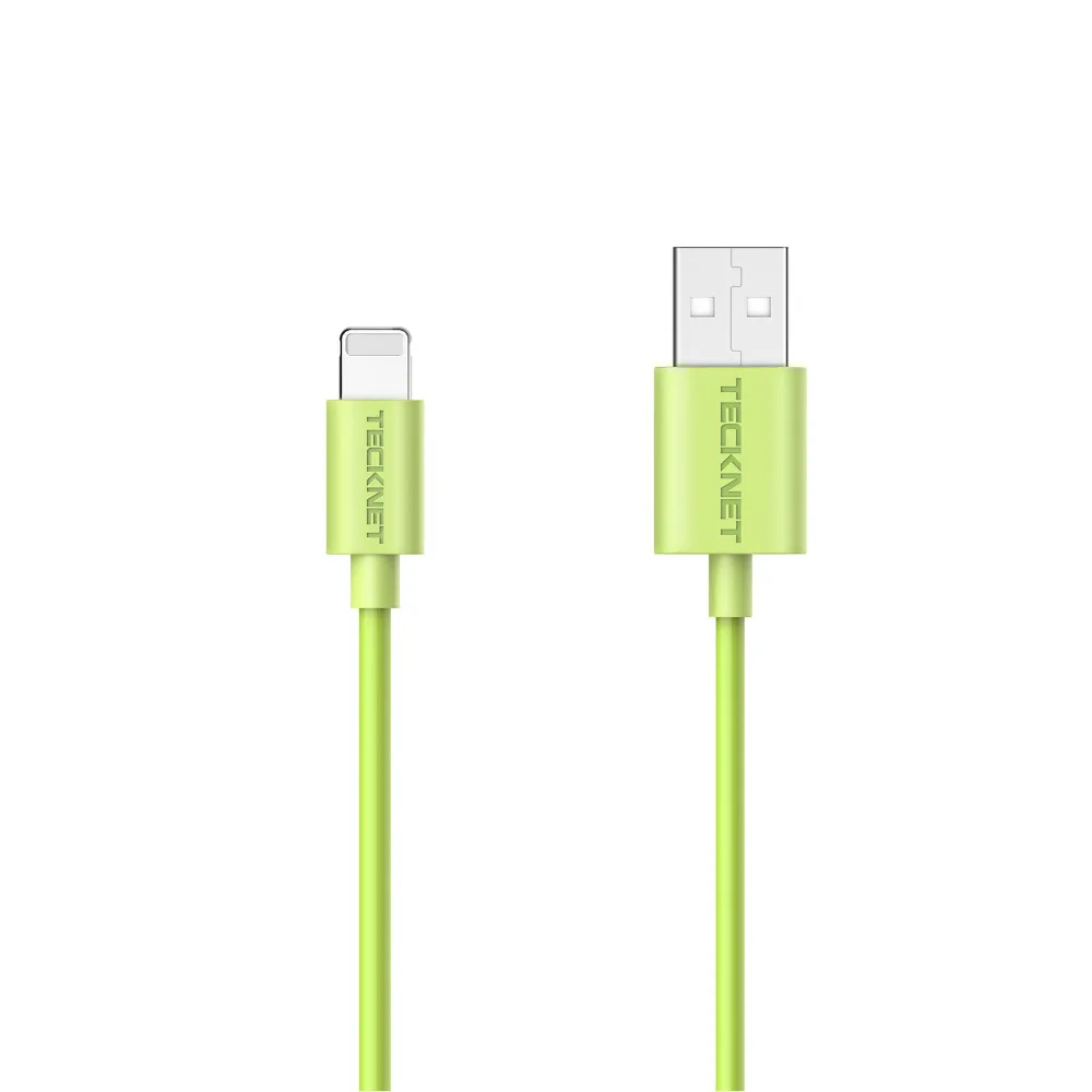 TeckNet кабель с сертификацией MFi 1 м USB зарядное устройство кабель для IOS10 iPhone XR X XS MAX 8 7 5 6 6S Plus 2.4A Быстрая зарядка кабель для передачи данных