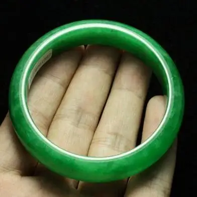 Сертифицированный натуральный изумрудно зеленый жадеит нефритовый браслет ручной работы|Гибкие и жесткие