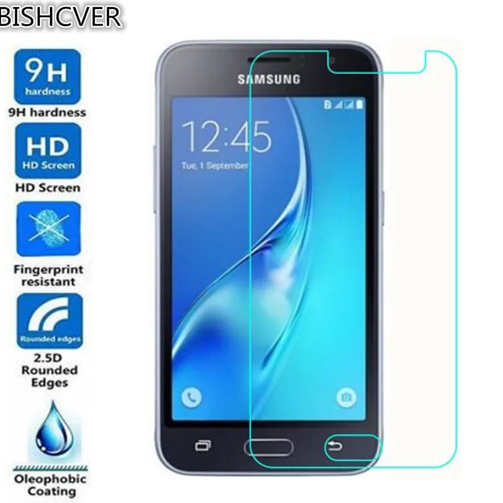 Закаленное стекло для Samsung Galaxy J1 2016 Защитная пленка экрана 2.5D 9H Premium J120F SM-J120f J120M J120