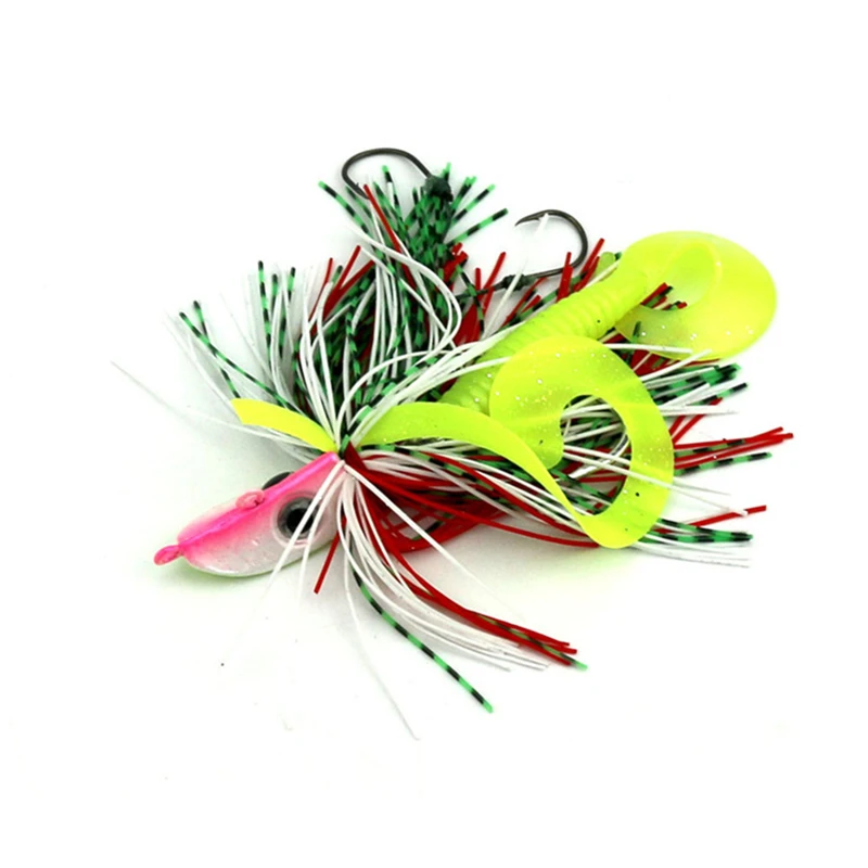 Silicone Bait 30Pcs Soft Octopus Skirt Fishing Lure Tuna Baits for Jigging Rigs Fish Squid Trolling Artificial Tackle | Спорт и