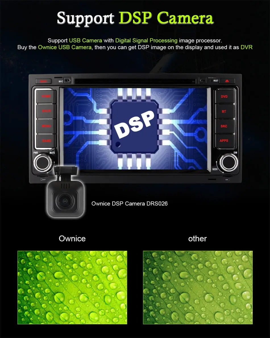 Ownice C500 Android 6.0 4G SIM LTE 2G RAM Car DVD GPS Radio for Volkswagen Touareg T5 Transporter Multivan 2004-2011 Stereo