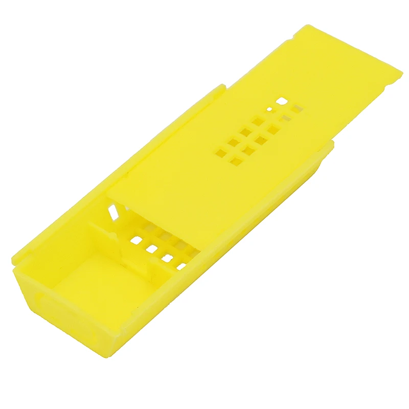 

DLKKLB 50 Pcs New Bee Cages Beekeeping Equipment Transport Cages Lengthened Yellow Prisoners Queen Cage Bee Tools