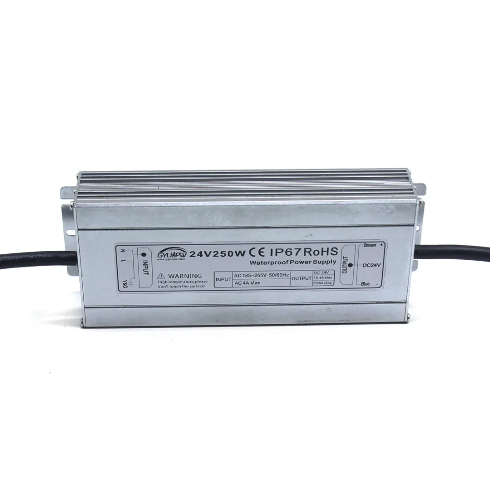 Водонепроницаемый ip67 светильник трансформатор DC24V DC12V 36 Вт 40 50 60 72 100W 120W 150W 200W 250W 300W