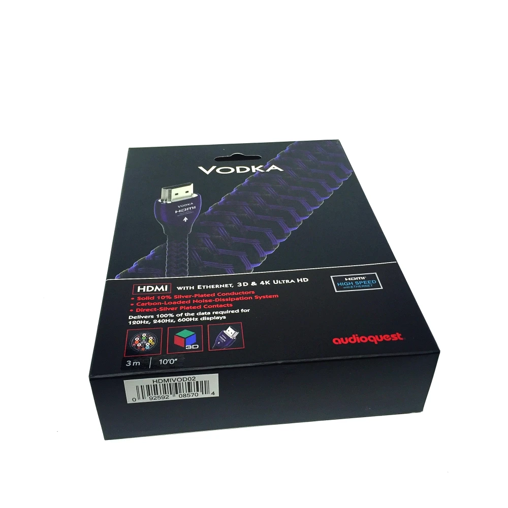 Vinshle водка HDMI кабель плазма видео AV ТВ кабель 3D и 4K Ultra HD 2160P HIFI оригинальная коробка