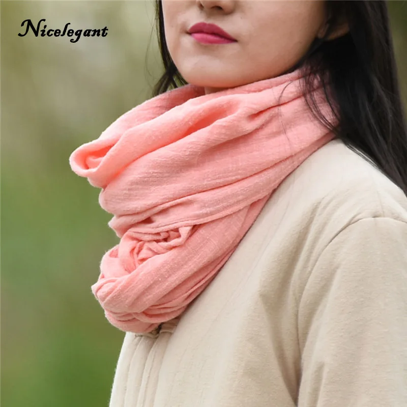 Бренд шарф для женщин осень 2019 г. хлопок белье оригинальный краткое шарфы Новый