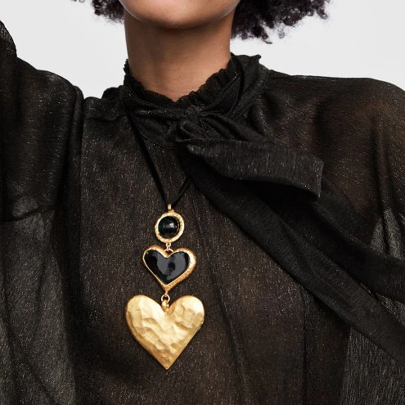 Ztech сердце Bijoux женские серьги ZA модные большие массивные ювелирные изделия веревочная цепочка металлические Чокеры АКСЕССУАРЫ pendientes mujer mod