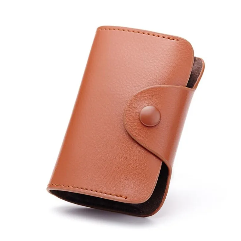 women mini leather wallet for credit cards unisex namecard bank card holder small men female purse gift | Багаж и сумки