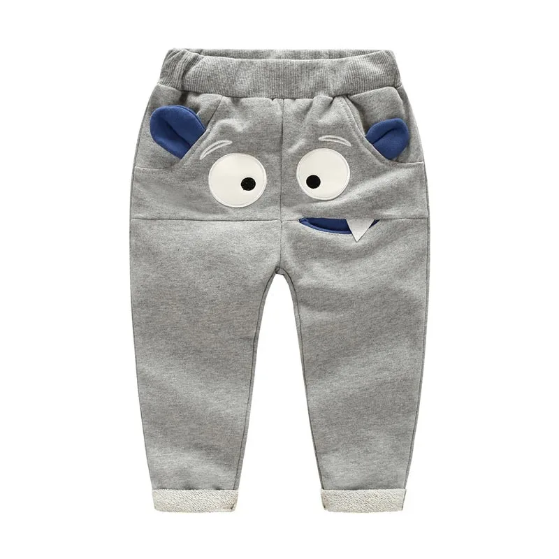 2019 NEW Boys pants Casual cotton Large Eye Pattern Cartoon baby ruffle kid leggings tiny cottons | Детская одежда и обувь