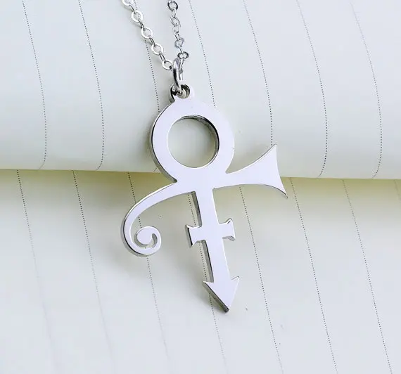 Little Prince Guitar Memorial Love Symbol Necklace Le Petit Rogers Nelson Artist Singer for Women jewelry | Украшения и