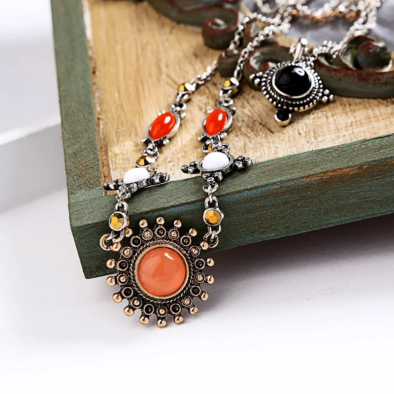 Mutilayer очаровательные ожерелья ретро богемное платье длинные цепочки для женщин