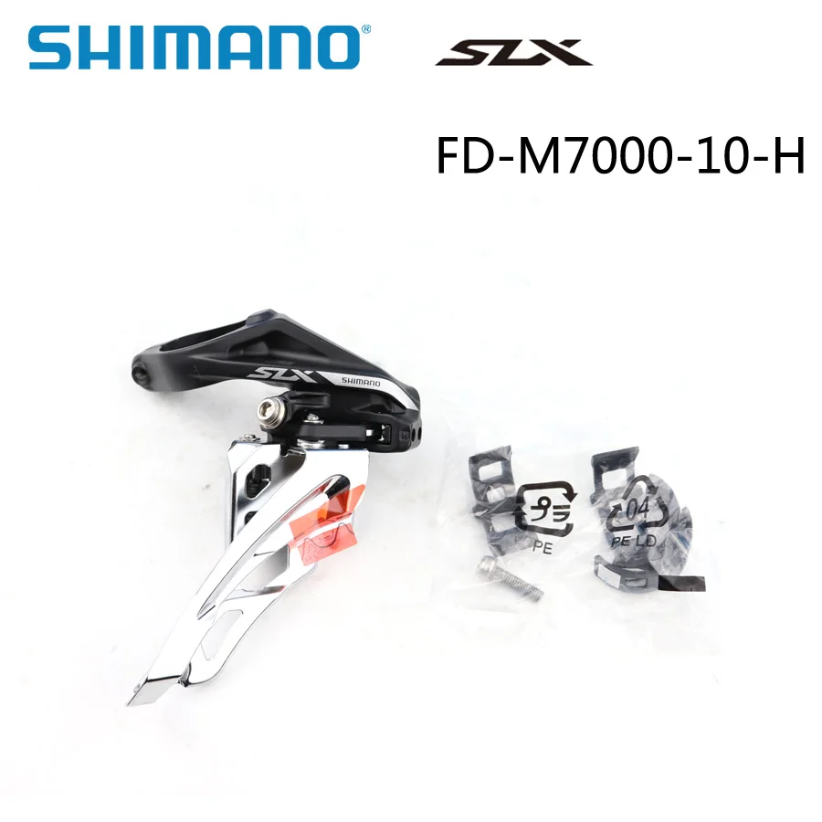 SHIMANO SLX FD-M7000 Передний переключатель 3x10 Скорость оригинальная коробка MTB переключатель M7000-10-H/M7000-10-D/M7000-10-E запчасти для велосипеда