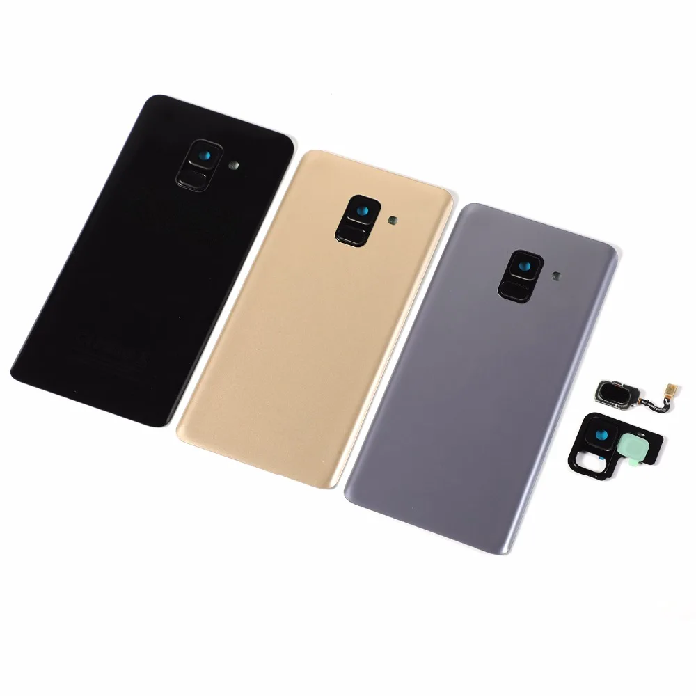 Для Samsung Galaxy A8 + plus 2018 A730 A730F A730DS корпус стеклянный аккумулятор задняя крышка клей