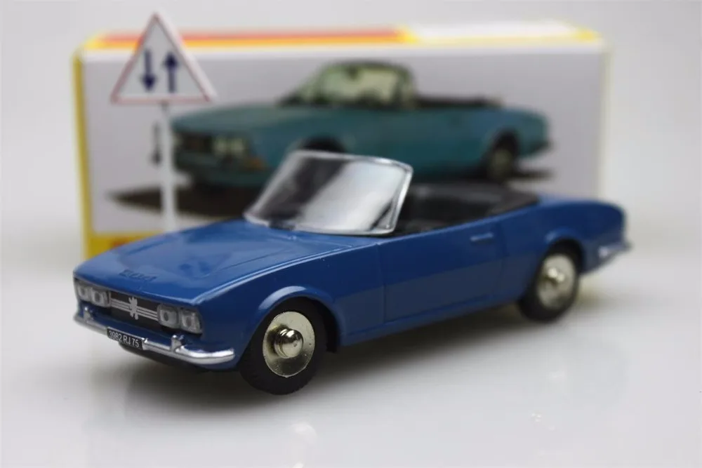 Игрушки Atlas Dinky 1:43 модель автомобиля кабристр 504 Peugeot из сплава Roadster | и хобби