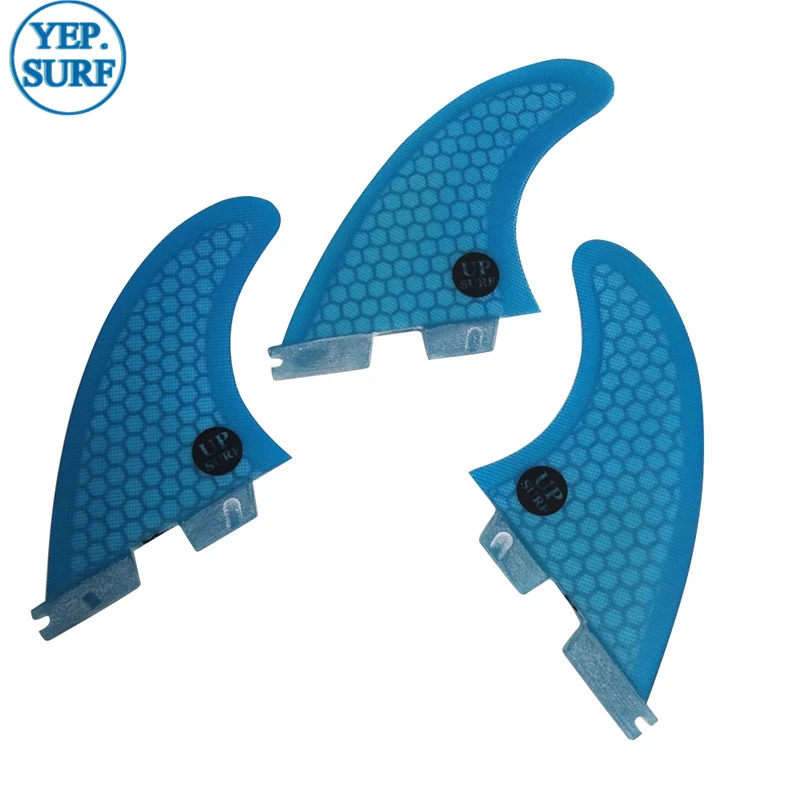 Качество плавник для серфинга FCS2 G5 плавники синий сотовой стекловолокно горячая