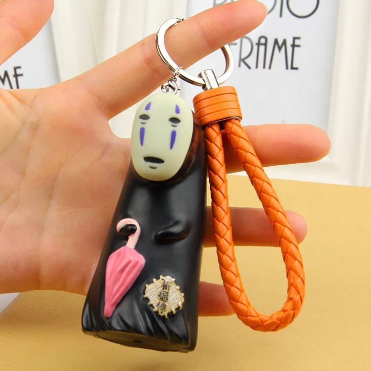 Мужской зонт Miyazaki Hayao Chihiro красный с надписью god no face брелок для ключей экшн