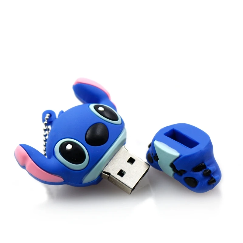 Usb флеш-накопитель с рисунком 4G 8G 16G 32G 64G Ститч флешка подарок для девочек мужской