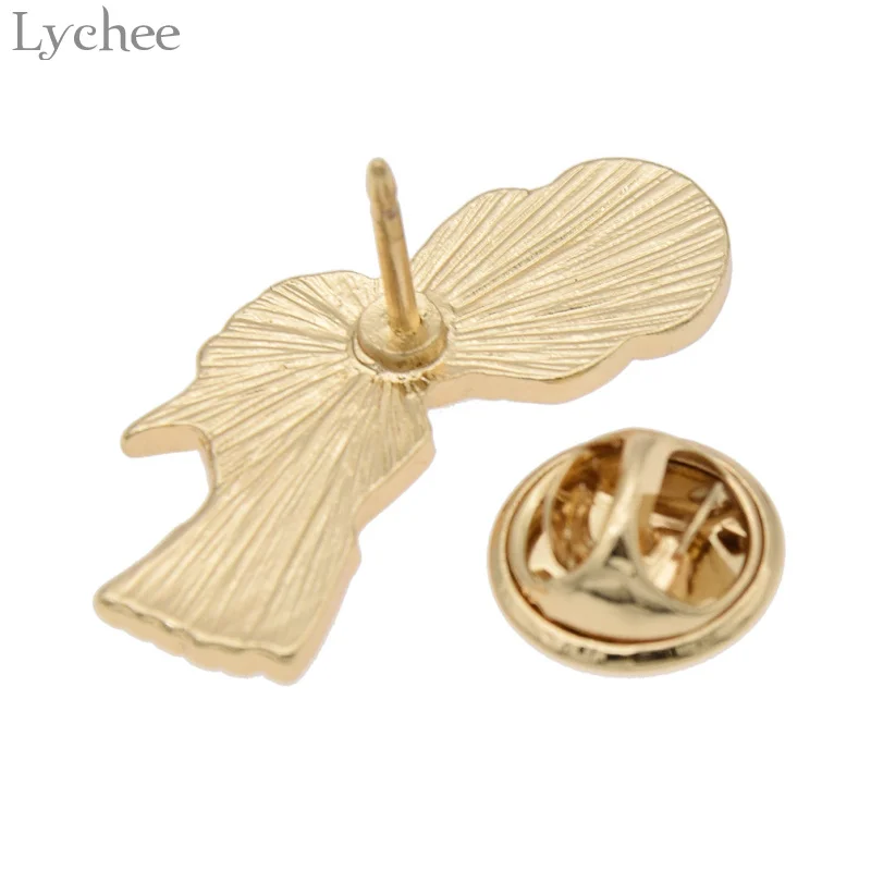 Эмалированная металлическая брошь Lychee Life 5 шт./компл. в виде астронавта