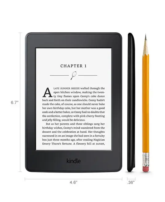 Kindle Paperwhite 2-го поколения черный 2 Гб электронная книга e-ink экран wifi " светильник беспроводной считыватель со встроенным задним светильник для чтения электронных книг