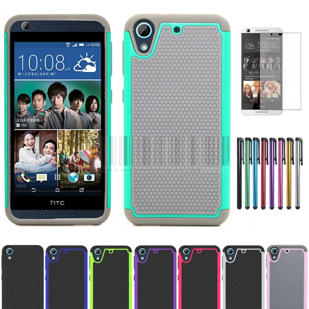 Гибридный прочный ударопрочный силиконовый Жесткий чехол с/без стилуса + пленки