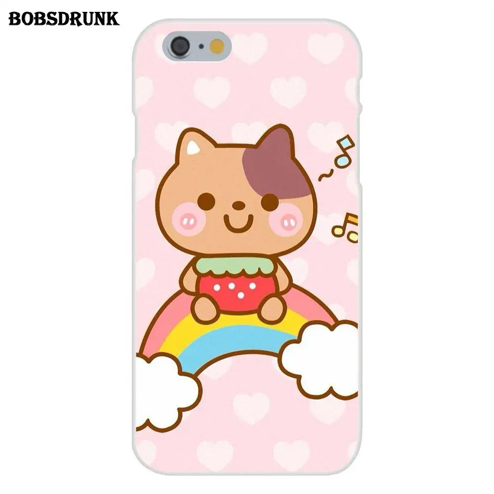 Мягкий ТПУ чехол для мобильного телефона hello kitty с милыми мультяшными узорами для Apple iPhone 4 4S 5 5C SE 6 6S 7 8 Plus X - Цвет: as picture