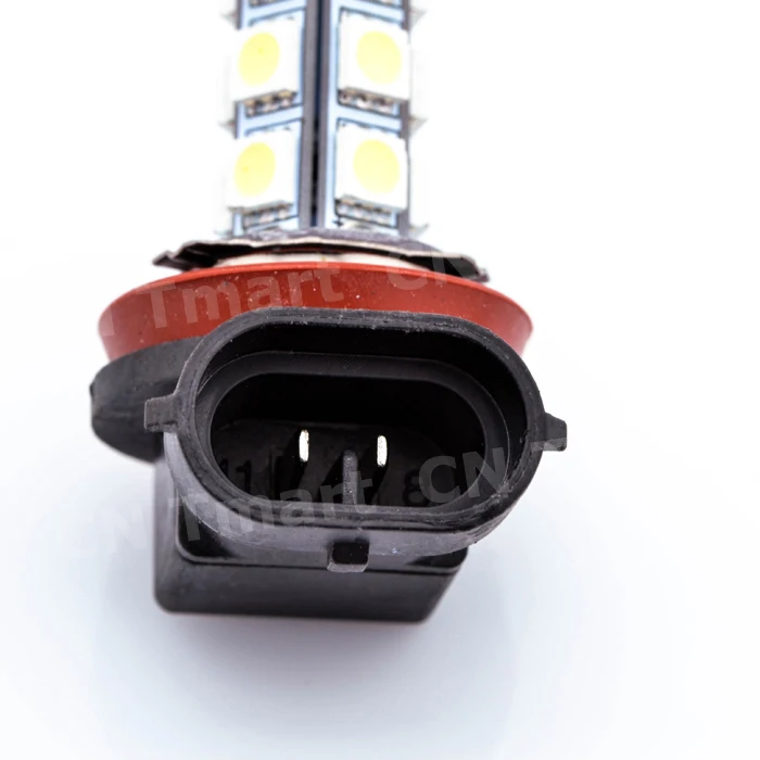 Большая Акция, Белый H11 H8 18 светодиодный 5050 SMD автомобильный противотуманный фонарь для дневного вождения, лампа для фар, лампа DC12V