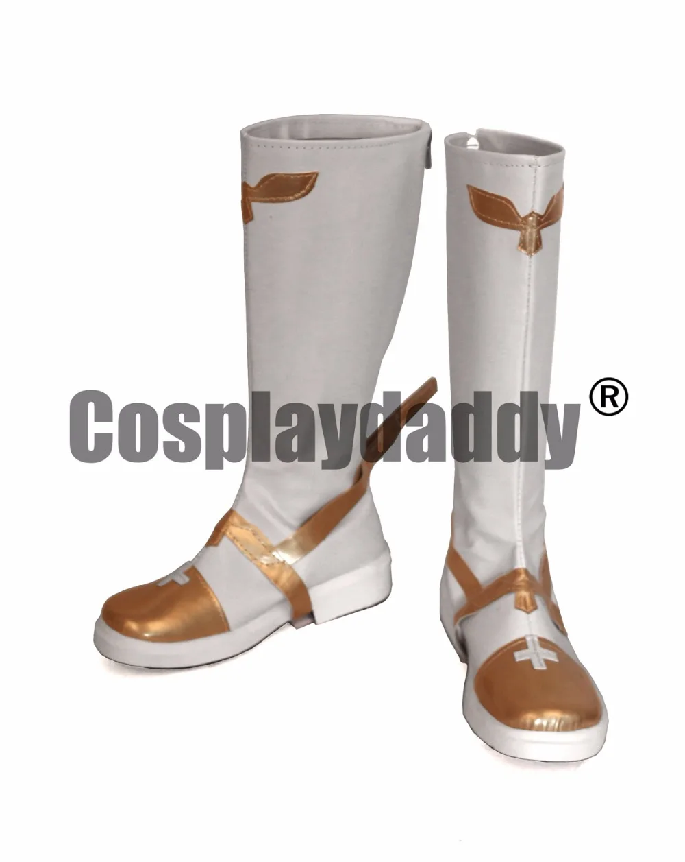 

Fate/Apocrypha Rider of Black Faction Twelve Paladins of Charlemagne Astolfo White Cosplay Boots Shoes S008